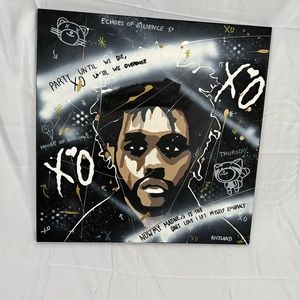 The Weeknd 14x14 canvas painting